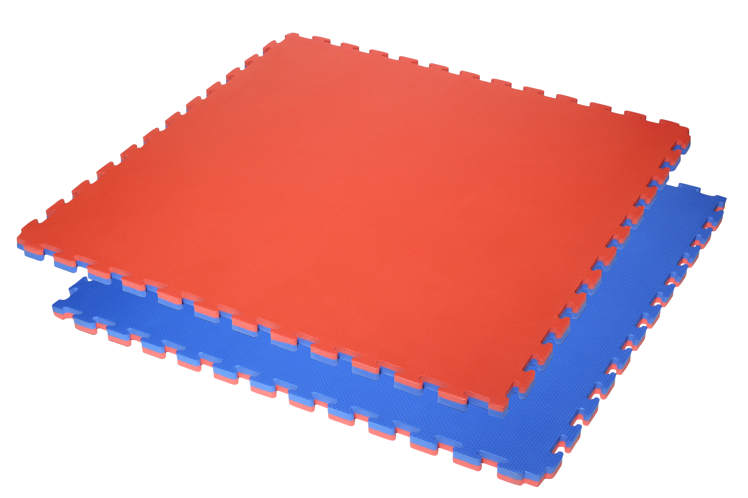 Tatamis puzzle 2.5 cm motif T Rouge et Bleu